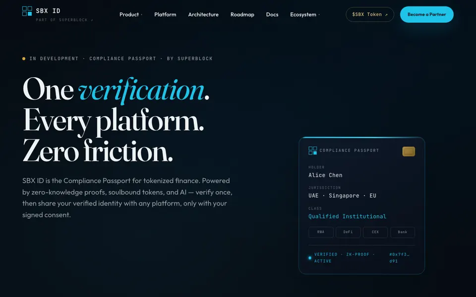 SBX ID website