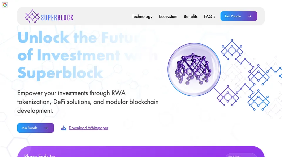 $SBX Token website